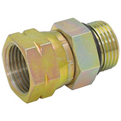 SAE 8 Male x JIC 8 Female Swivel Straight 6402-08-08 Adapter
